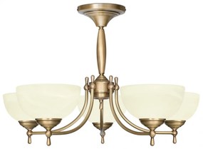 Elegancki złoty żyrandol C-S5AK