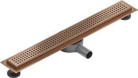 Mexen Flat 360° M08 odpływ liniowy obrotowy 60 cm, miedź szczotkowana - 1C25060-40