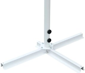 Kremowe rozkładane zadaszenie ogrodowe P8-Z09