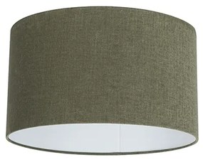 Abażur z tkaniny ciemnozielony 35/35/20