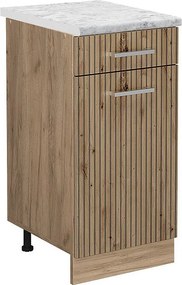 Szafka dolna do kuchni dąb rzemieślniczy 40x60x81.6 r-line