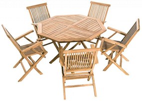 Zestaw ogrodowy teak IVORY I. 1 + 5 (poduszki GRATIS)