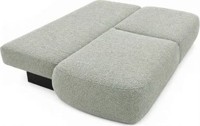 Sofa AVERIO Rozkładana Dwuosobowa Szara Boucle Nowoczesna