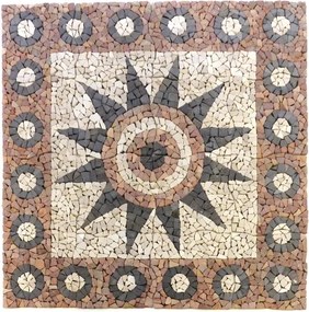 DIVERO - mozaika Kwiat 120 cm x 120 cm