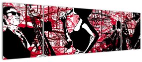 Obraz - Jazz (170x50 cm)