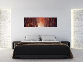 Obraz - Jesienny las (170x50 cm)