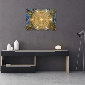 Obraz na szkle sufitu kościoła w Sienie (70x50 cm)