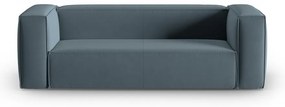 Niebieska aksamitna sofa 200 cm Mackay – Cosmopolitan Design