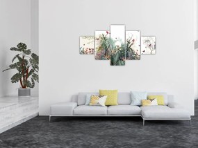 Obraz - Naturalny krajobraz, akwarela (125x70 cm)