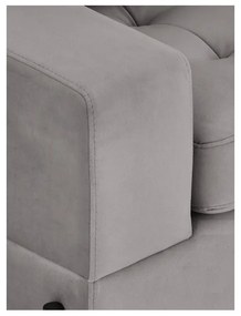 Jasnoszara sofa 200 cm Versailles – Ropez