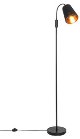Nowoczesna lampa stojąca czarna - Carmen