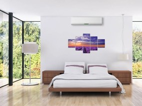 Obraz lawendowego pola (125x70 cm)