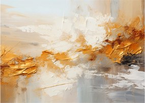 Obraz na szkle - Złota tekstura (70x50 cm)