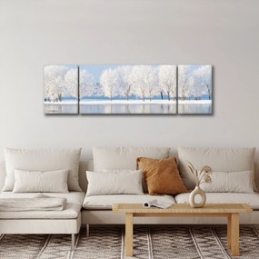 Obraz zimowego krajobrazu (170x50 cm)