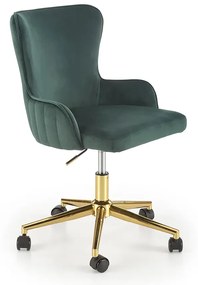 Zielony Biurowy Fotel Obrotowy Glamour N5-H11