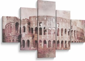 Obraz - Vintage pocztówka miasta N⁰2 (125x70 cm)