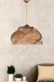 Lampa wisząca Pentagone - Antiquation, brązowy