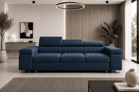 Elegancka kanapa Ardi Linea z funkcją spania regulowane zagłówki 275 cm