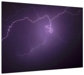 Obraz błyskawicy na niebie (70x50 cm)