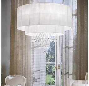 Ideal Lux - Żyrandol kryształowy na lince OPERA 10xE27/60W/230V śr. 90 cm biały