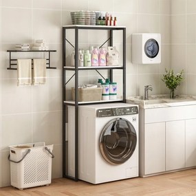 Półka łazienkowa nad pralką – styl loftowy, 160 cm