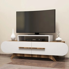 Stolik pod telewizor Rose Walnut White