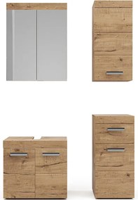 Zestaw mebli łazienkowych oak wotan 60x34x56 luna