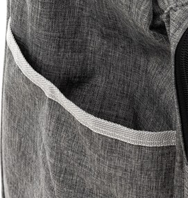 Wózek zakupowy na kółkach, szary