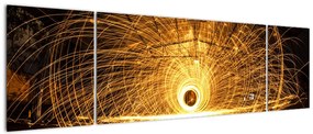Obraz świetlistego dysku (170x50 cm)