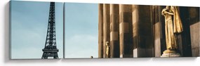 Obraz z placu Trocadero, Paryż (170x50 cm)