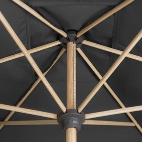Doppler ALU WOOD parasol ogrodowy 300 x 200 cm antracyt