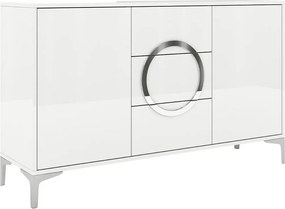 Biała nowoczesna komoda Dancan EVA / połysk