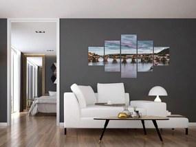 Obraz rzeki Wełtawy (125x70 cm)