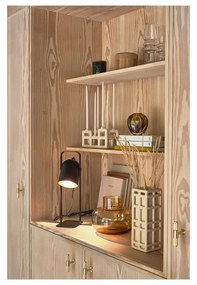Beżowy ręcznie wykonany wazon z żywicy polimerowej (wysokość 30 cm) Lyng – Villa Collection