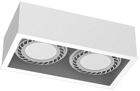 Brosline 1274 - Oprawa punktowa CAGE 2xGU10/18W/230V biała