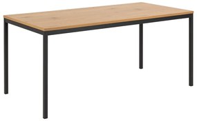 Stół z blatem w dekorze dzikiego dębu Actona Seaford, 160x80 cm