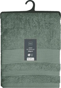 Szałwiowy bawełniany ręcznik kąpielowy frotte 70x130 cm Tendresse – douceur d'intérieur