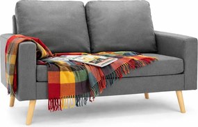 2-osobowa jasnoszara sofa M1-B11