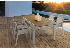Aluminiowy stół ogrodowy 90x140 cm Elias – Bizzotto