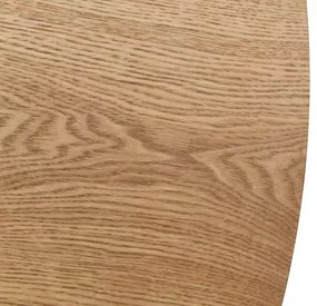 Stół okrągły Angel 120 cm dąb czarny SIGNAL