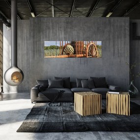 Obraz - Przyczepka (170x50 cm)