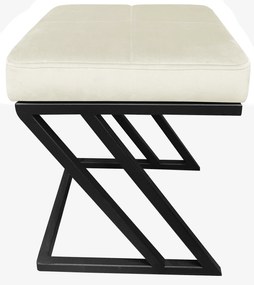 Pufa ZETA LOFT ławka taboret podnóżek metal MG50