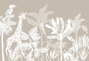 Fototapeta - Beżowe safari (196x136 cm)