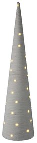 Choinka stożek z materiału z LED, 80 cm