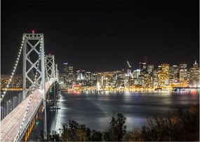 Obraz na szkle - Brooklyn Bridges i Nowy Jork (70x50 cm)