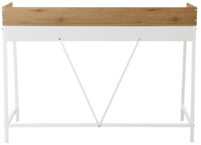 Biurko z blatem w dekorze dębu 50x120 cm Savona – Støraa