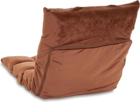 Składane krzesło podłogowe, 60 x 52 x 53 cm, brązowe