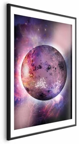 Plakat Nieznana planeta 40x60 cm z ramą czarną z marginesem ARTGEIST B