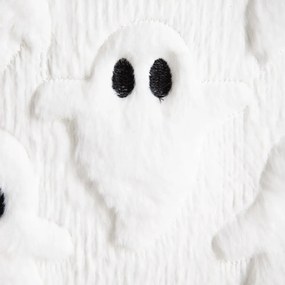Poszewka dekoracyjna GHOST TOWN ze strukturalnym wzorem w duchy  45x45 cm HOMLA