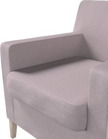 Pokrowiec na fotel Karlstad kolor różowy tkanina strukturalna
